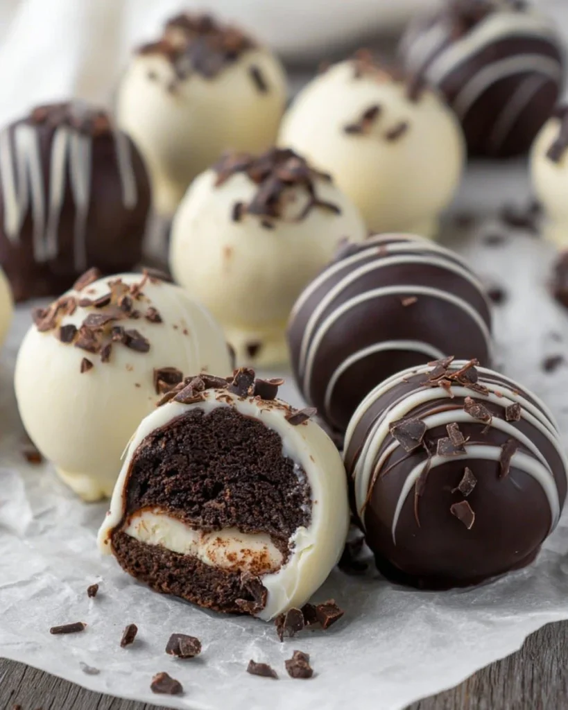 Delicious 3-ingredient Oreo Balls ready to enjoy