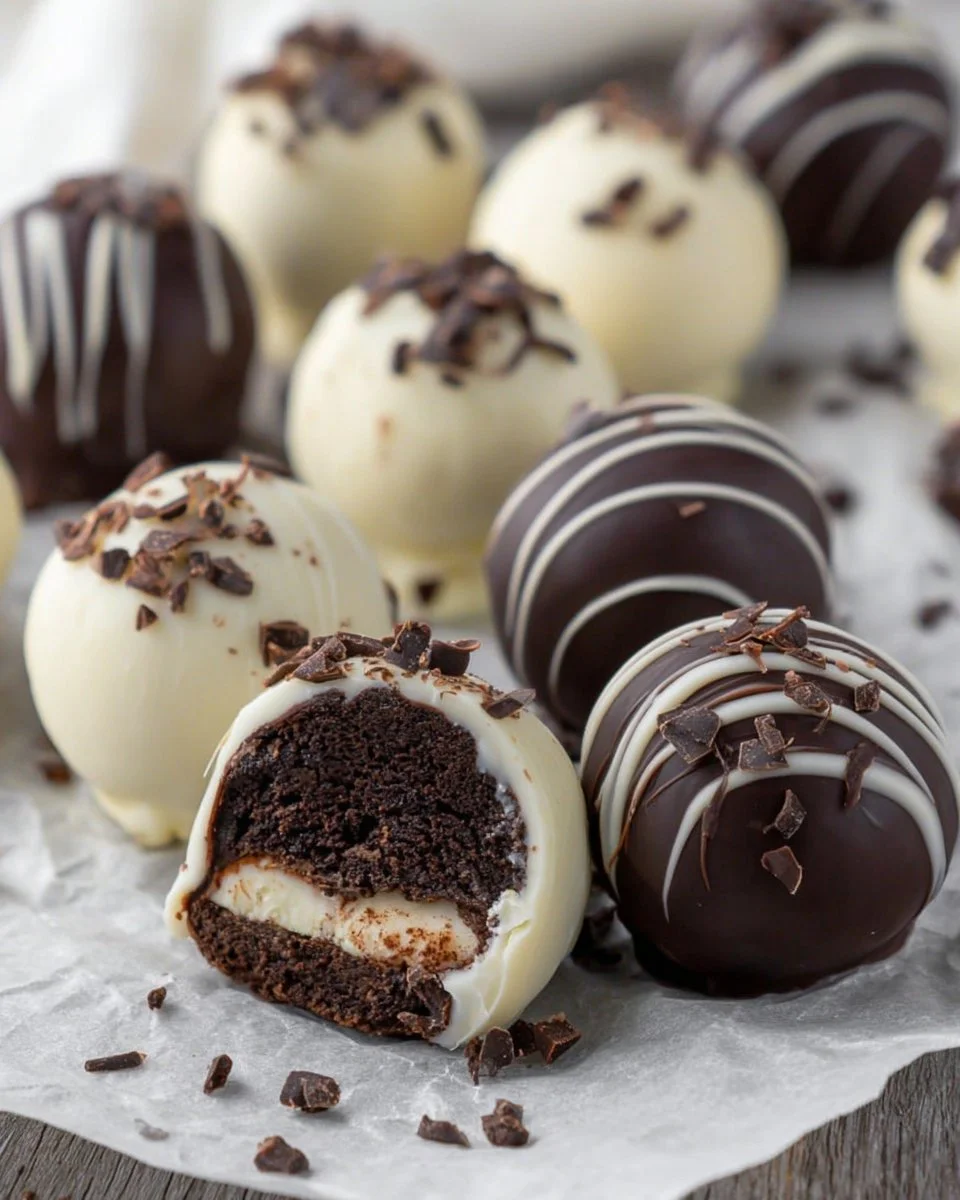 Delicious 3-ingredient Oreo Balls ready to enjoy