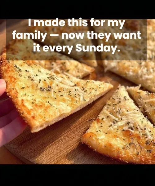 Air Fryer Cheesy Tortilla Garlic Bread with melted cheese and garlic flavor