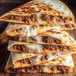 Beef Quesadillas with Burger Sauce