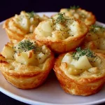 Blue Cheese and Pear Tartlet