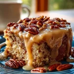 Butter Pecan Praline Poke Cake