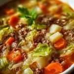 Cabbage Soup with Ground Beef