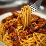 Cajun Chicken with Creamy Parmesan Linguine Pasta
