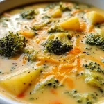Cheddar Broccoli Potato Soup