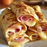 Cheese & Ham Wraps from the Airfryer
