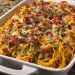Cheesy Beef and Bacon Pasta