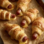 Cheesy Pigs In A Blanket Cheesy Pigs In A Blanket