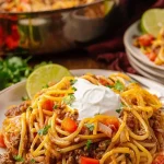Cheesy Taco Spaghetti Cheesy Taco Spaghetti