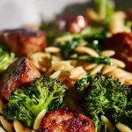 Chicken Sausage and Broccoli Orzo