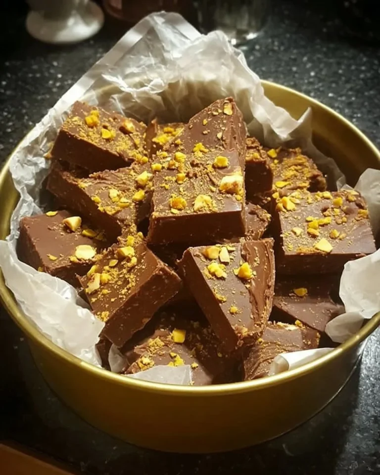 Deliciously rich Chocolate Orange Fudge with zesty orange flavor
