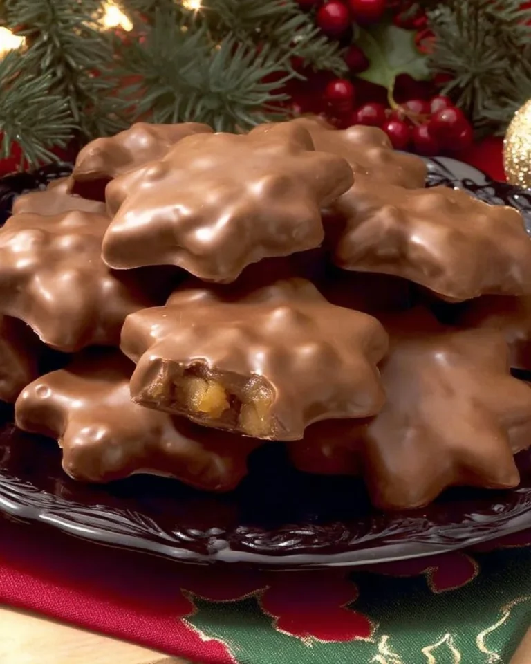 Delicious Chocolate Turtle Candies with caramel and nuts