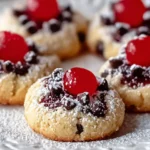 Christmas Maraschino Cherry Shortbread Cookies Christmas Maraschino Cherry Shortbread Cookies