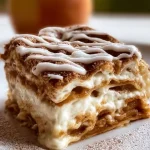 Cinnamon Roll Apple Lasagna