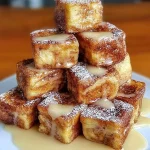 Cinnamon Roll French Toast Bites