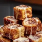Cinnamon Roll French Toast Bites