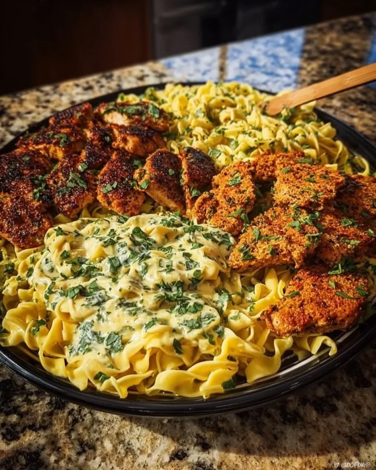 Creamy Velveeta Chicken Fettuccine with Garlic Cheese Sauce served in a bowl