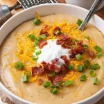 Crockpot Loaded Baked Potato Soup Crockpot Loaded Baked Potato Soup