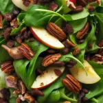 Delicious Apple Pecan & Bacon Salad with Maple Vinaigrette Delight