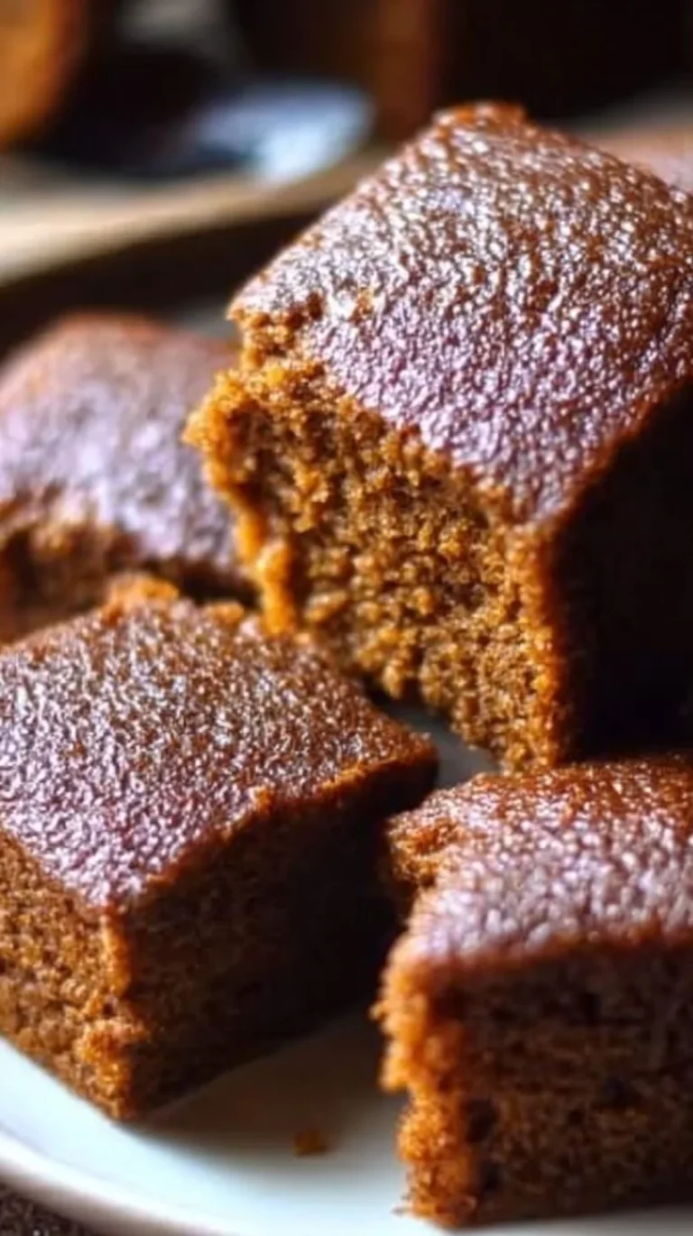 Freshly baked delicious ginger bread ready to be enjoyed
