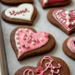 Dipped Heart Brownies