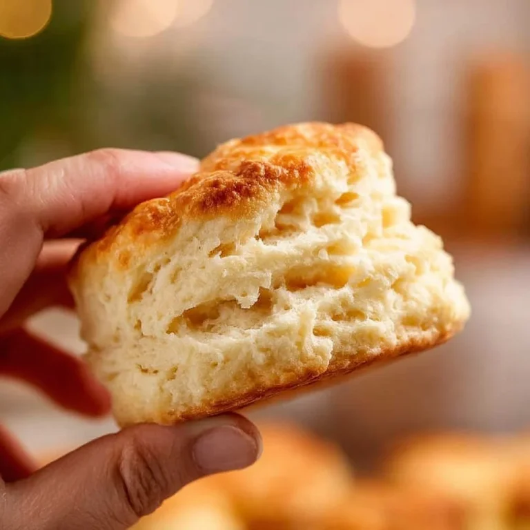 Fluffy homemade biscuits on a rustic wooden table, fresh out of the oven.