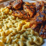 Garlic Butter Chicken Twisted Pasta in Velvety Cajun Parmesan Cheese Sauce