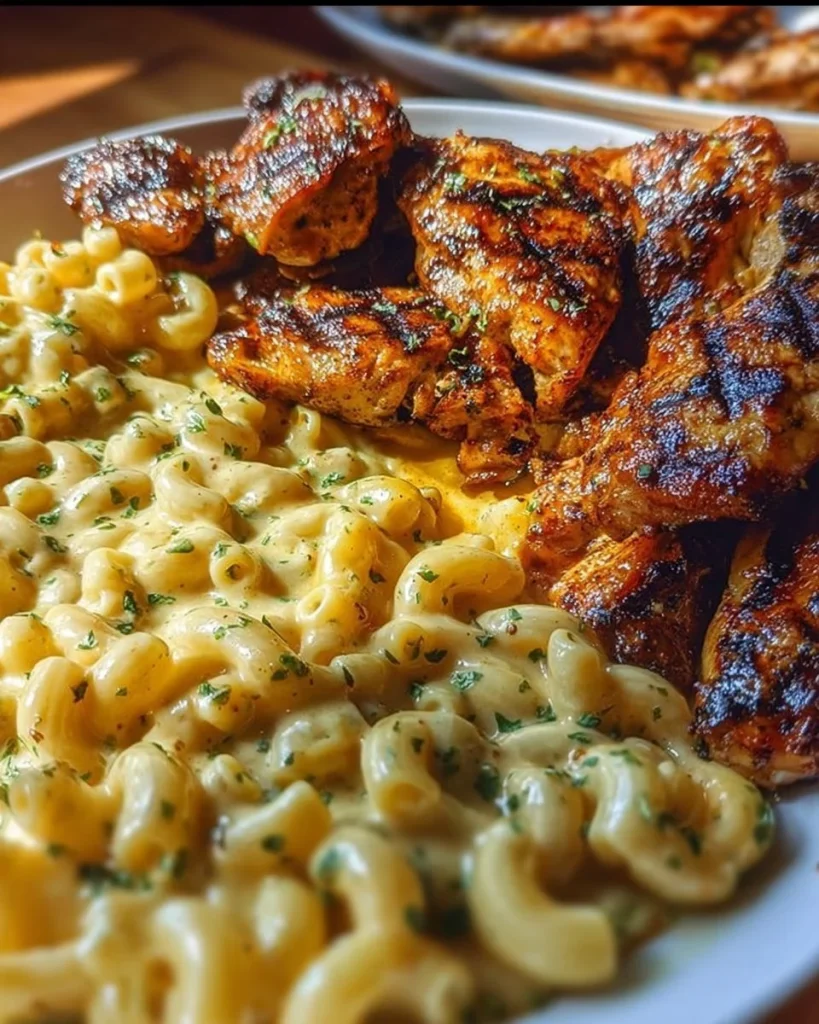 Garlic Butter Chicken Twisted Pasta in Cajun Parmesan Cheese Sauce
