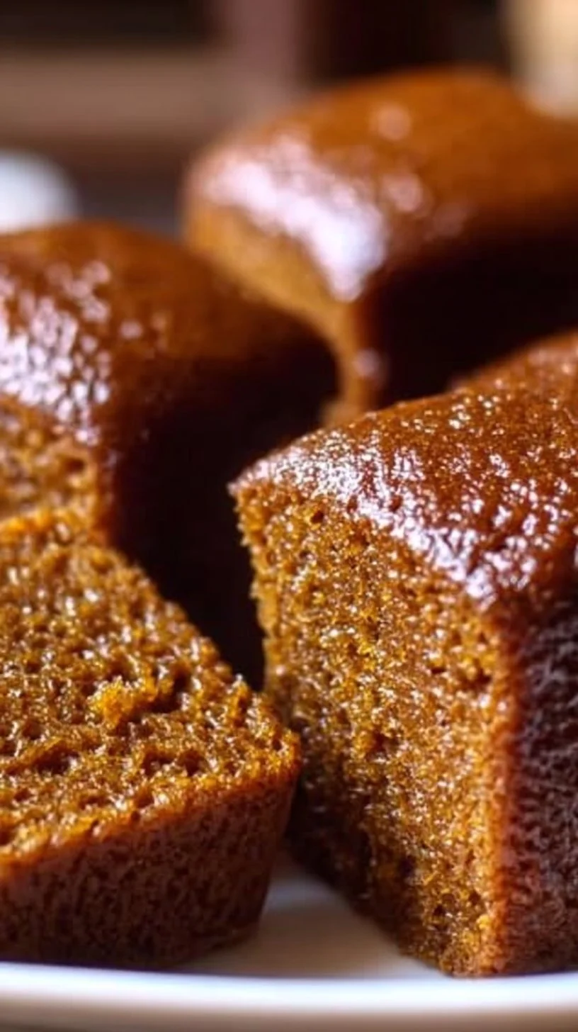 Delicious gingerbread cake with festive decorations and spices