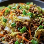 Healthy Chinese Ground Beef Cabbage