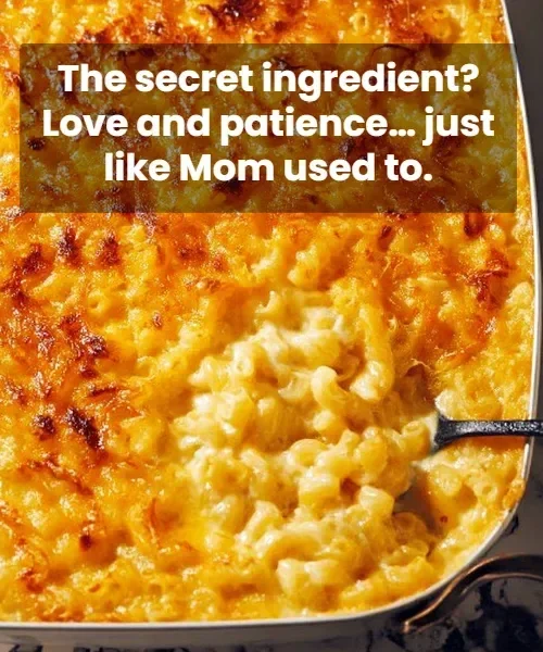 Bowl of creamy homemade mac and cheese topped with breadcrumbs.