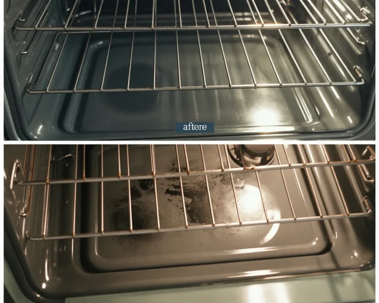 Tips for cleaning your oven with baking soda and vinegar for a spotless finish.