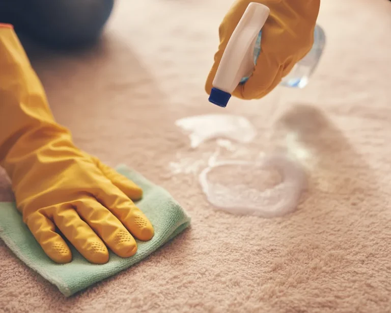 Step-by-step guide on how to deep clean your carpet at home using effective techniques.