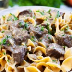 Instant Pot Beef Stroganoff