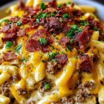 Loaded Bacon Cheeseburger Pasta