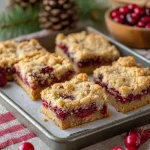 Moist Christmas Cranberry Bars
