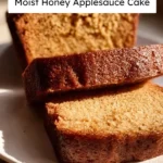 Moist Honey Applesauce Cake