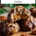 No-Bake Coconut Pecan Praline Cookies