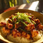 One-Skillet Honey BBQ Chicken & Rice