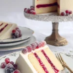 Orange Butter Cake with Cranberry Curd Orange Butter Cake with Cranberry Curd