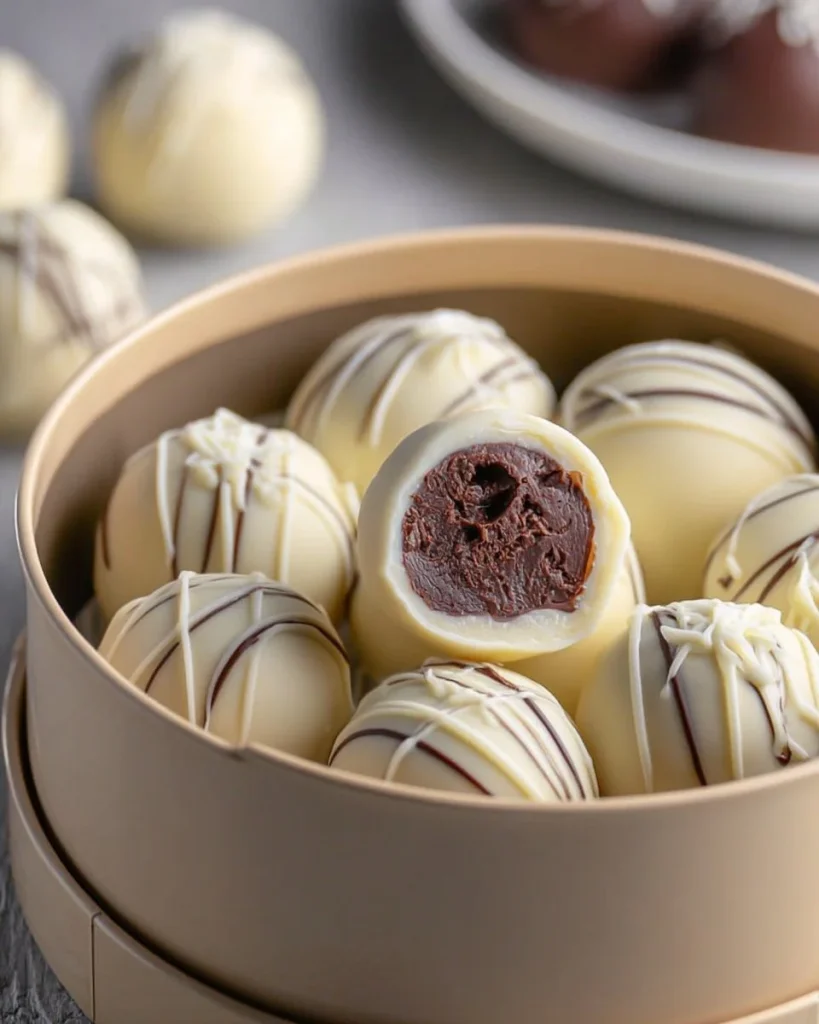 Delicious homemade Oreo Balls made with crushed Oreos and cream cheese.