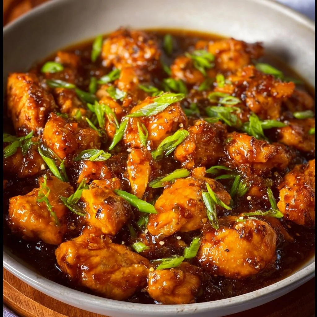 Slow cooker orange chicken recipe inspired by Panda Express