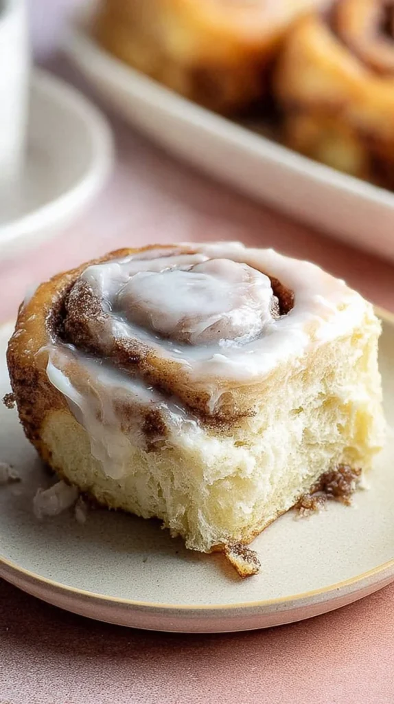 Freshly baked pecan cinnamon rolls with a swirl of cinnamon and crunchy pecans