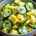 Pineapple Cucumber Lime Salad