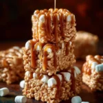 Salted Caramel Rice Krispie Treats