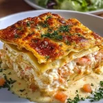 Seafood Lasagna with Shrimp & Crab