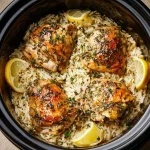 Slow Cooker Lemon Herb Chicken