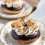 S'Mores Doughnuts with Chocolate Glaze S'Mores Doughnuts with Chocolate Glaze