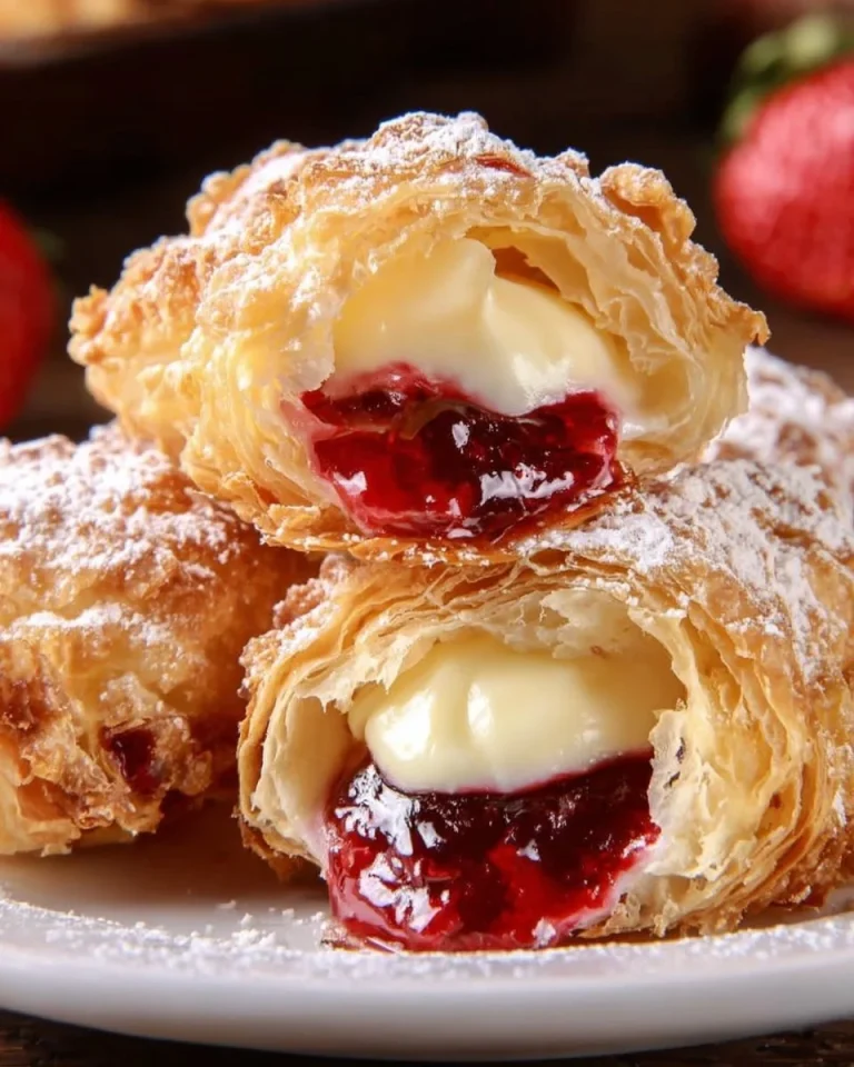 Delicious homemade Strawberry Cream Cheese Hand Pies on a plate