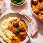 Stroganoff Meatballs & Mash Stroganoff Meatballs & Mash